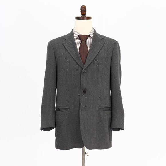 Hugo Boss 40R Gray Solid 3-Button Sport Coat Blazer Jacket O875 - Picture 1 of 11